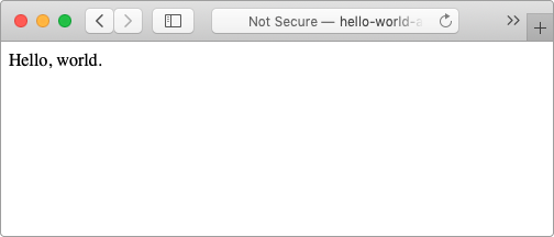 Figure 1.4: The finished product, now deployed as a static website on AWS.